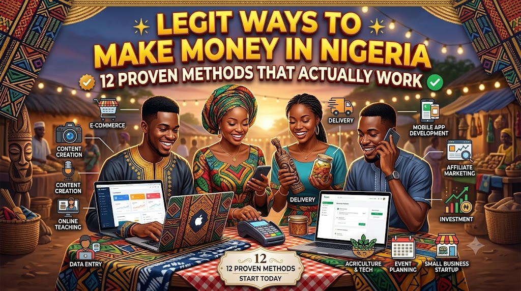 Legit ways to make money in Nigeria