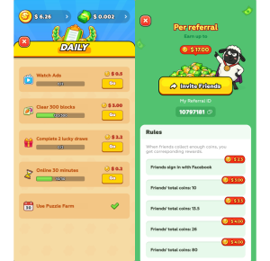 How to earn on Puzzle Farm 