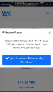 How to withdraw on Workweb.site