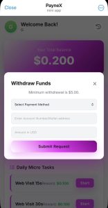 paynex Telegram bot
