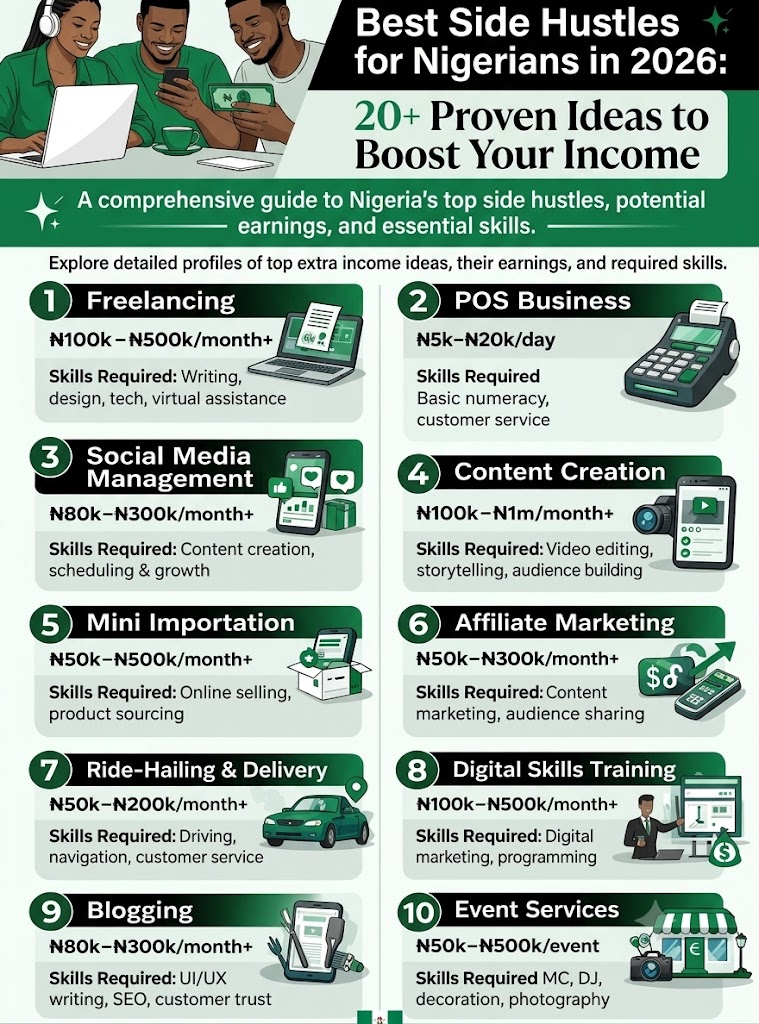 Best Side Hustles for Nigerians in 2026